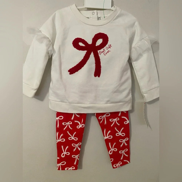 NWT Cat & Jack Best Gift Ever Outfit - Picture 1 of 9